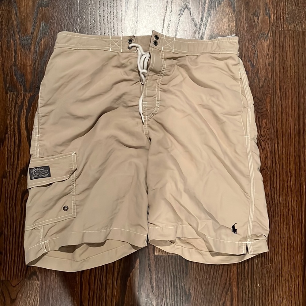 Polo Ralph Lauren tan swimsuit size small